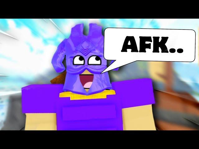 FAKE AFK TROLL.. (Roblox Booga Booga)