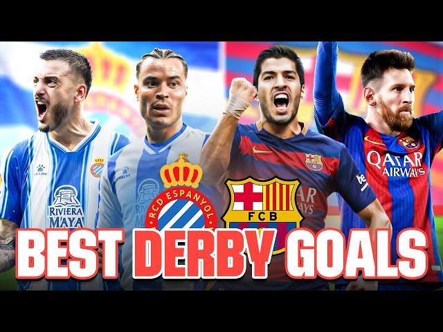 Goles INOLVIDABLES del RCD ESPANYOL y el FC BARCELONA en el DERBI CATALAN