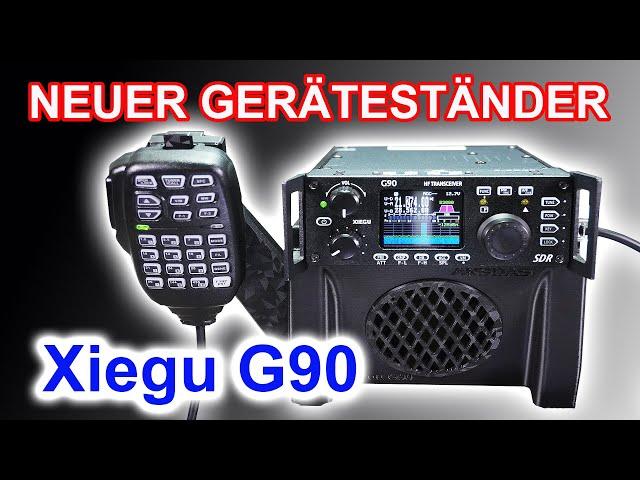 XIEGU G90: Geiler *NEUER* Ständer mit Lüfter! #AFU #Hamradio #XIEGU #G90