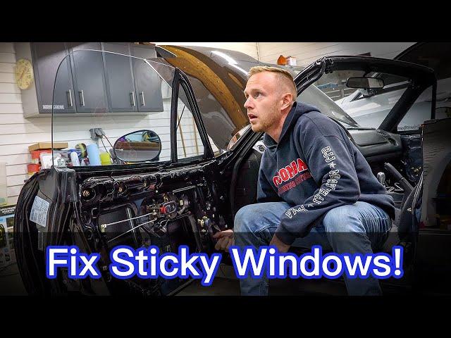 How to Fix Sticky Car/Truck Window Crank Properly!