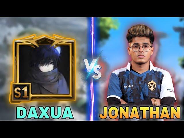 Daxua vs Jonathan 1v1 TDM CHALLENGE  Who is better? | BGMI TDM MATCH