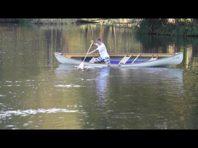 Freestyle Canoeing - Kanu Canadier paddeln - Dave @ Zerniasfließ Spreewald