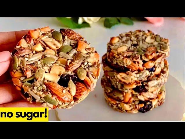 Lose weight with no flour, no sugar, no butter cookies! 5 minute recipe!