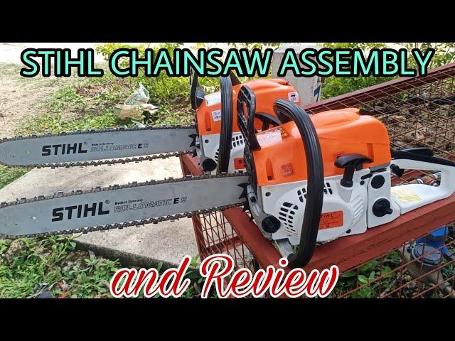 How to Assemble STIHL Chainsaw 20"|Grace Alconera