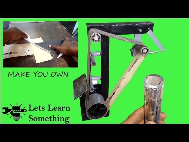 HOMEMADE BELT SANDER || Let's Learn Something