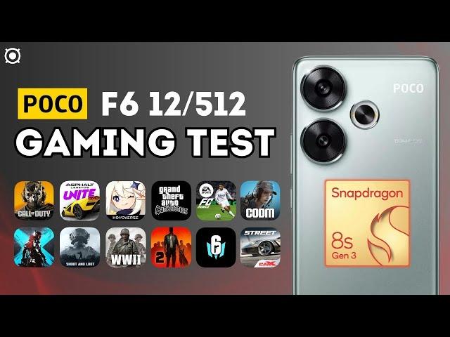 GAMING BARATO! ⭐️ | Poco F6 Gaming Test | Prueba de rendimiento 4K 60FPS