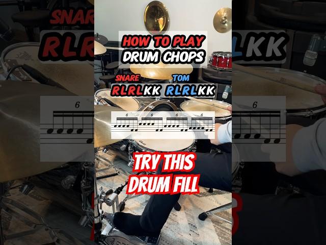 How to Play Drum Chops! (Drum Lesson) #drums