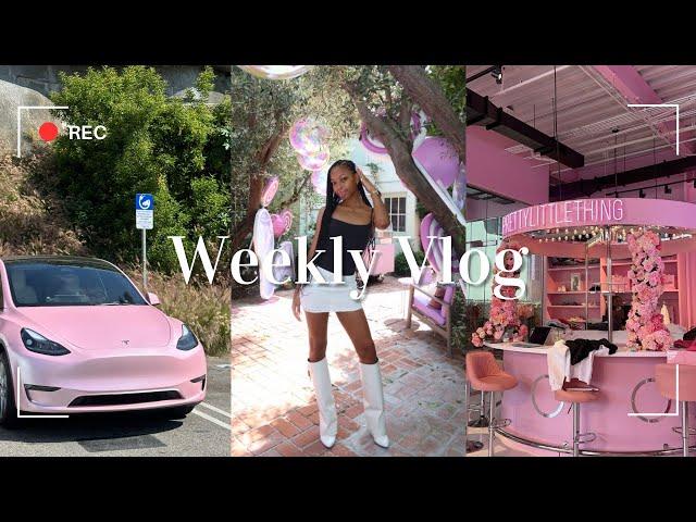 week in my life as a busy LA influencer | private events + parties & more | Officially Dai Time