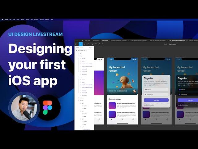 UI Design Livestream - Designing your first iOS app