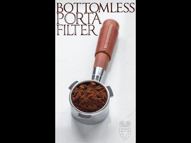 Bottomless Portafilter Espresso with Sage Barista Express #shorts