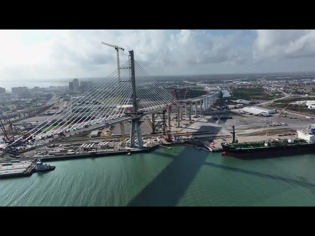 PROGRESS REPORT: Updated completion date released for new Harbor Bridge project