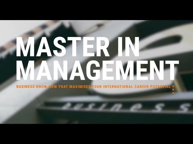 Master in Management | EADA Business School