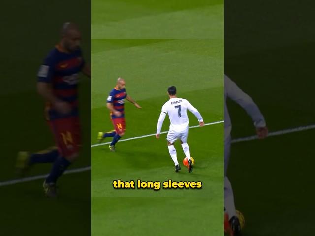 Why Ronaldo Always Wears Long Sleeves? 