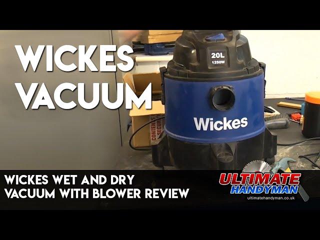 Wickes wet and dry Vacuum with blower review