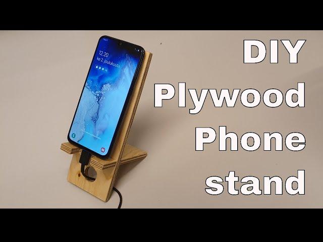 How to build a plywood stand for your phone