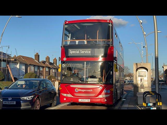 *Withdrawn* Journey on Stagecoach London Route 667 towards Ilford. Scania Omnicity 15097 (LX09 FYS)