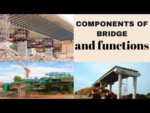 Bridge Components and their functions || Components of bridge in civil engineering || Abutment