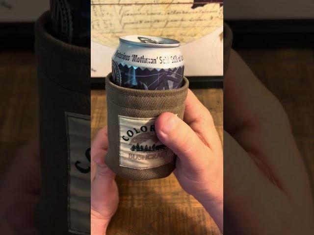 Colorado bushcraft wool lined coozie #drink #camping #bushcraft #outdoors #edc #review