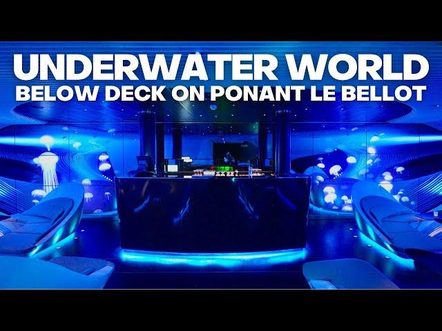 An UNDERWATER cocktail bar? On Ponant Le Bellot there is! FULL Ship (and Owners Suite) Review