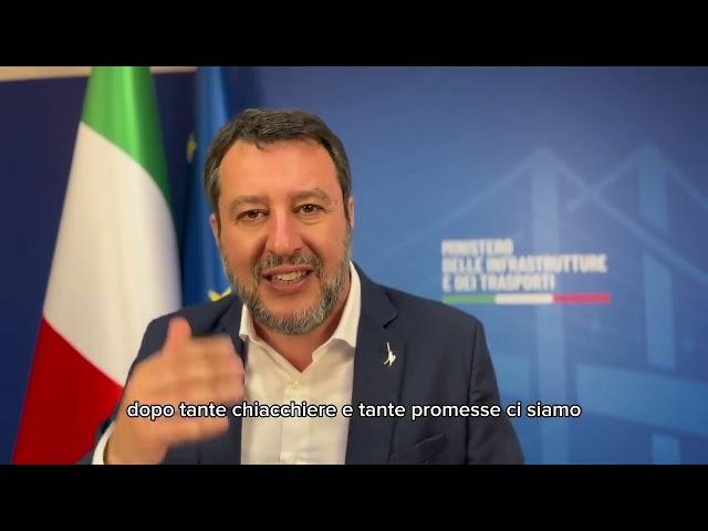 Salvini -  Qui Ministero delle Infrastrutture e dei Trasporti (25.05.23)