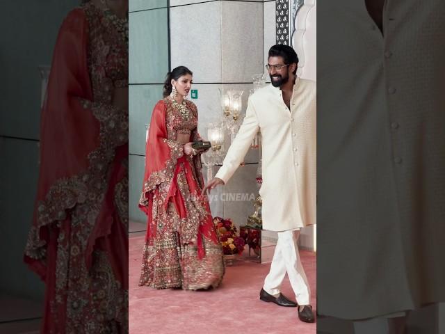 #ranadaggubati With His Wife visuals At #anantambani & #radhikamerchant Weeding #shorts #ytshorts