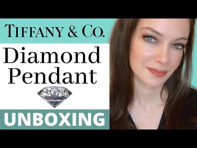 Tiffany & Co. Unboxing  - Diamond Pendant (Platinum chain)