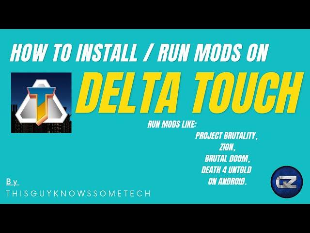 How to Install MODs on Delta Touch | DOOM MODS On Android | ThisGuyKnowsSomeTech | #DOOM #EG #TGKST