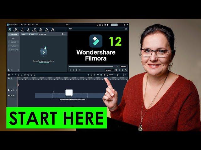 Wondershare Filmora 12 | Video Editing Tutorial for Beginners | START HERE