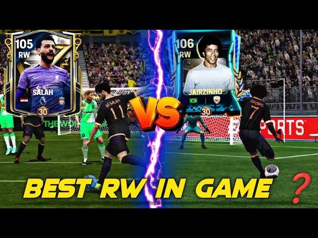 BEST RW IN FC MOBILE 24  Epic Comparison between Salah and Jairzinho 