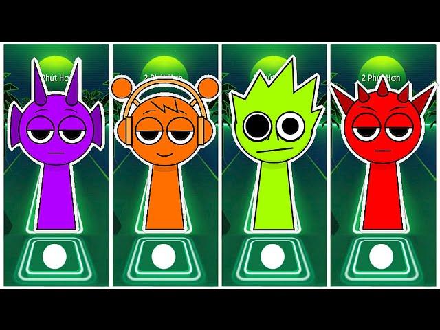 Incredibox Sprunki - The Amazing Digital Circus Theme (COVER) Tiles hop step