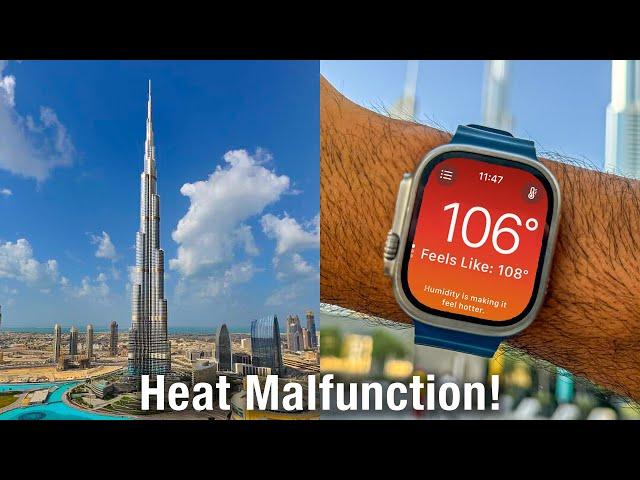 I Traveled to Dubai  with my Apple Watch