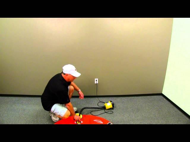 How to inflate a Sportsstuff tube with the Speed Safety Valve