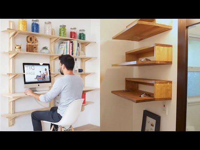 Top 7 Wood Storage Shelves With Doors Design | Wooden Home Decorations Ideas