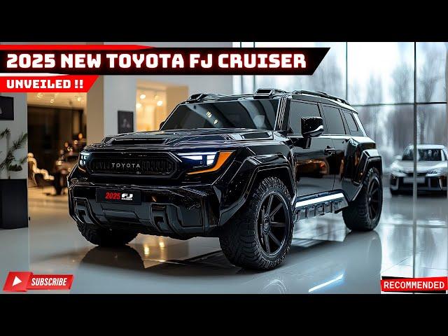 Unveiling The New 2025 Toyota FJ Cruiser: The Ultimate Off-Road Adventure Vehicle!