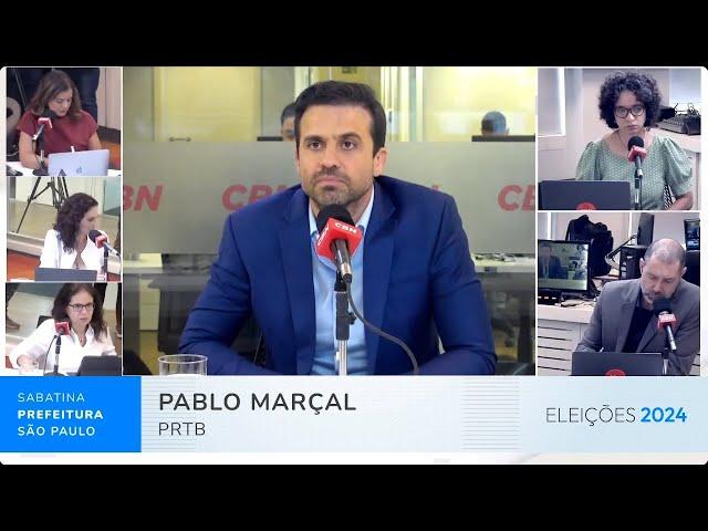 Pablo Marçal participa de sabatina com candidatos à prefeitura de São Paulo