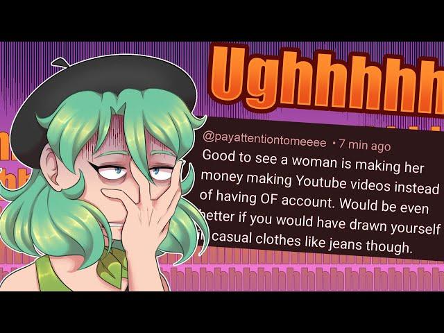 Being A Girl Online Is Exhausting...Art Rant