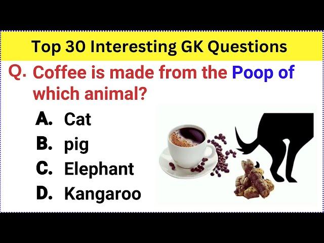 Top 30 Gk Question and Answer | Best Gk Questions and Answers | Gk Quiz in English | GK GS Question