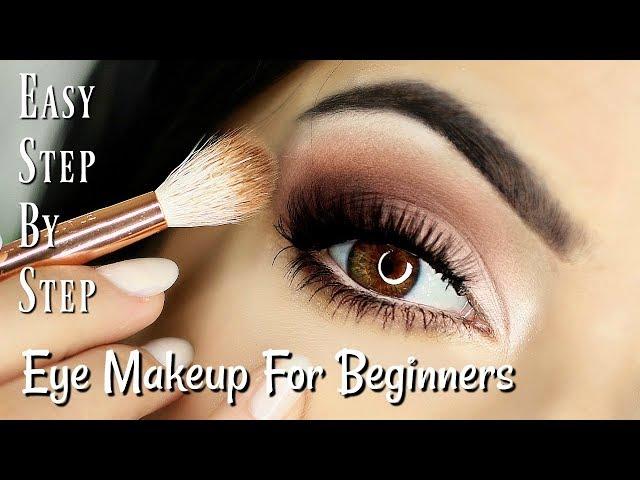 Beginners Eye Makeup Tutorial | Soft Glam Eye Shadow | How To Apply Eyeshadow