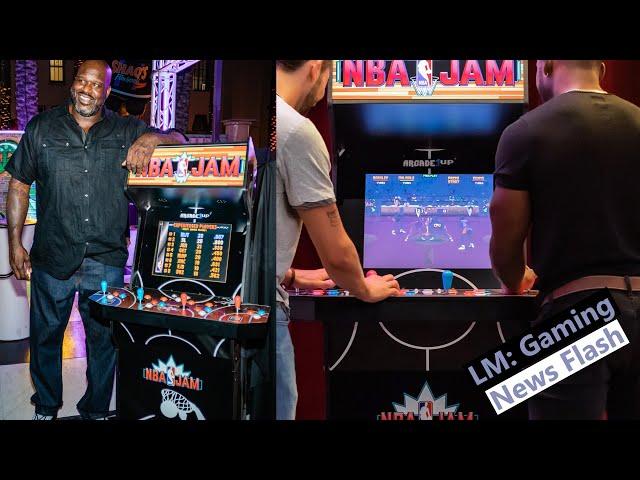 Arcade1Up Shaq Edition NBA Jam New Arcade Cabinet - Gaming News Flash