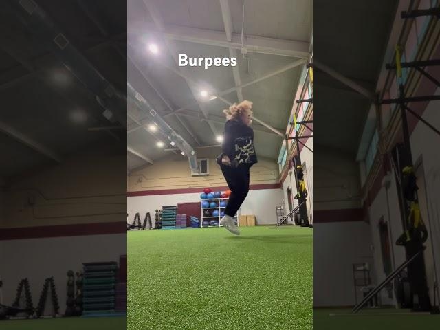 Burpees With Weights #newyears #burpees #personaltrainer