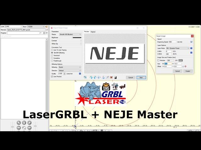 Laser Engraving and Cutting with LaserGRBL software