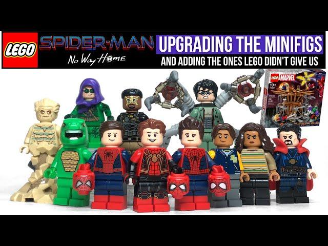 UPGRADING the LEGO Spider-Man: No Way Home Final Battle Minifigs + Adding Ones We SHOULD'VE GOTTEN!