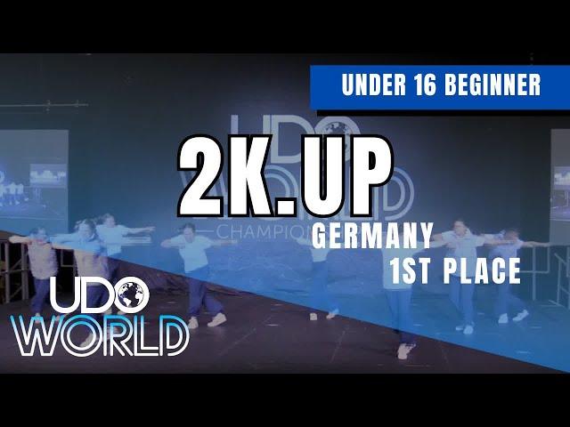 2K.UP | Under 16 Beginner 1st Place | UDO World Championships 2023