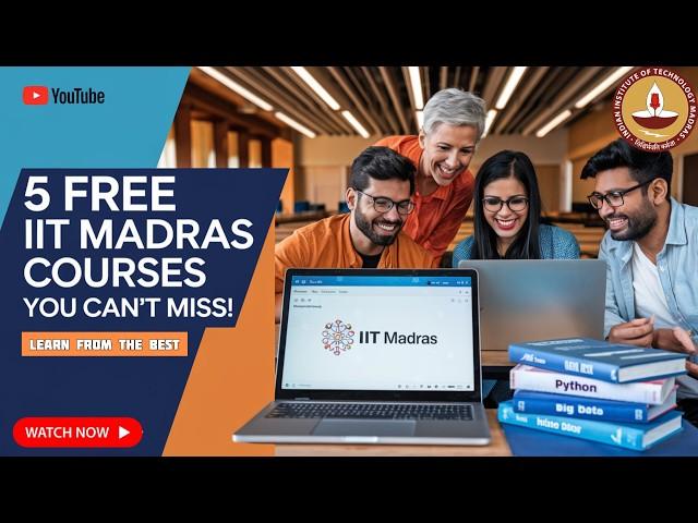 Level Up Your Tech Skills ‍ | Master AI, Data Science, and More with Free IIT Madras Courses