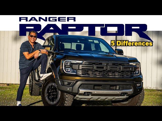 2024 Ford Ranger Raptor 5 Differences // The Most Affordable Raptor Yet