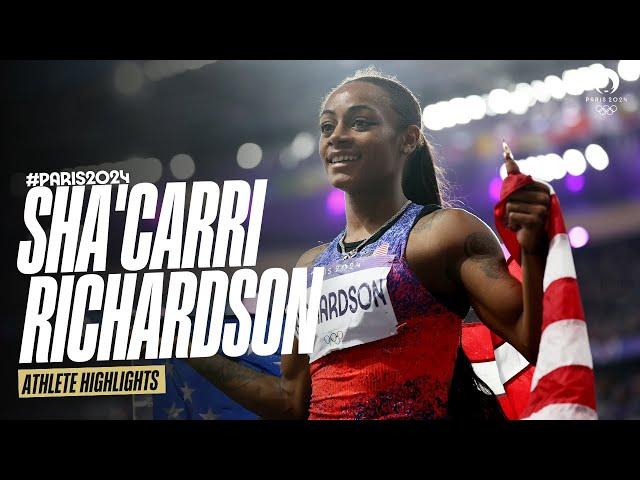 The best of Sha'Carri Richardson at the Olympics ‍️