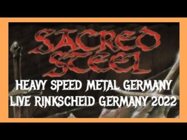 SACRED STEEL - HEAVY/SPEED METAL - LIVE 15.10.2022 METAL4MEINERZHAGEN FESTIVAL - RINKSCHEID GERMANY