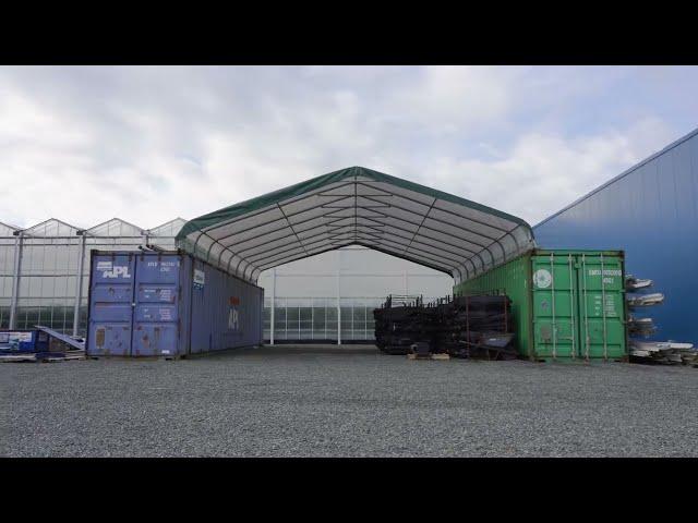 TMG-ST3040C Peaked Roof Container Shelter - Product Demo & Customer Spotlight