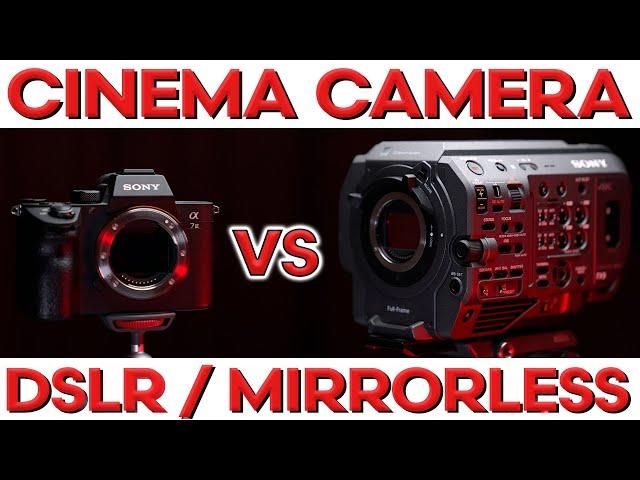 What makes a CINEMA CAMERA better than a DSLR/Mirrorless – Sony FX9 vs a7iii