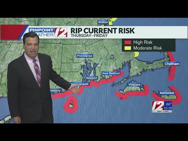 WPRI 12 Weather Forecast 9/18/24  Cool Damp Thursday